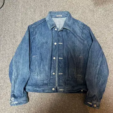 Auralee Selvedge Faded denim Blouson 2