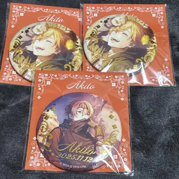 프로세카 시노노메 아키토 해피컬렉션 벌스데이 기프트 금박 캔뱃지