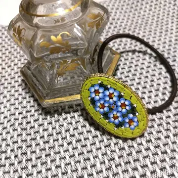 마이크로 모자이크 머리핀 헤어 액세서리 빈티지