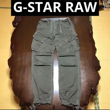 지스타로우 카고 팬츠 올리브 31인치 사이즈 조절 가능 10포켓