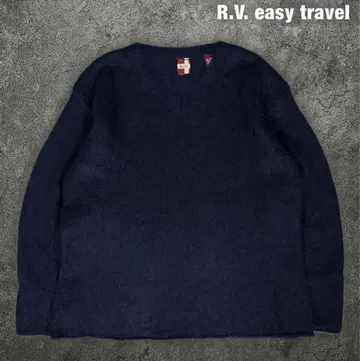R.V. 이지 트래블 80s 90s 빈티지 모헤어 니트