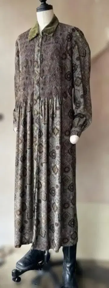 [ otoe 구매 ] 긴팔 원피스 구제 의류