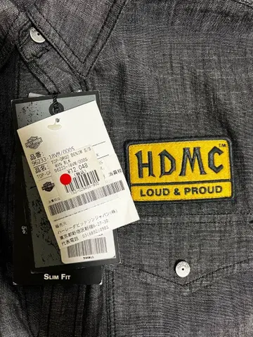 미사용품 12048엔 Harley-Davidson HDMC 워크 셔츠
