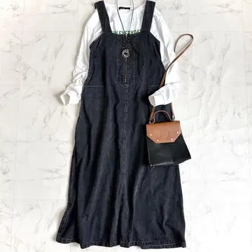 새상품급*저널 스탠다드 데님 롱 원피스 정가 16,000엔 그레이 계열