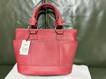 패트릭 콕스 핸드백 빨간색 소가죽