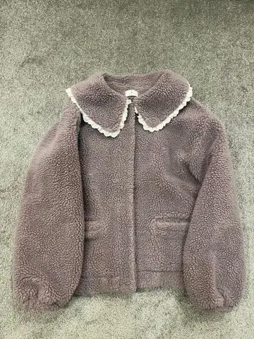 merry jenny 플리스 자켓 퍼플
