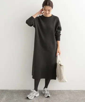 DOORS 맨투맨 같은 니트 원피스