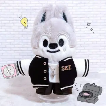 바시티 자켓 세트 10cm 봉제 인형 의류