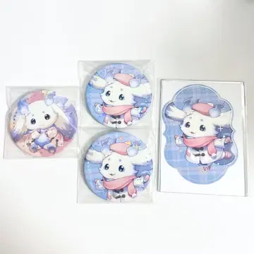 니지산지 룬룬 캔뱃지 스티커