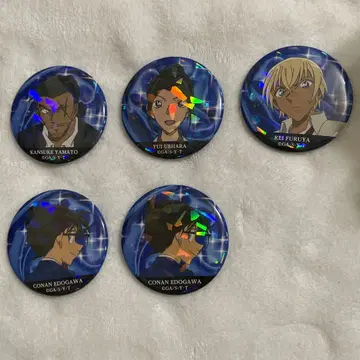 명탐정 코난 홀로그램 캔뱃지 4 안기준