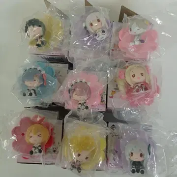 제일복권 리제로 꿈꾸는, 미래의 이야기 G상 쵸코놋코 피규어 9종 세트