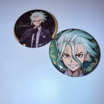 점페스 The캐릭터 Dr.STONE 캔뱃지 이시가미 센쿠 2종