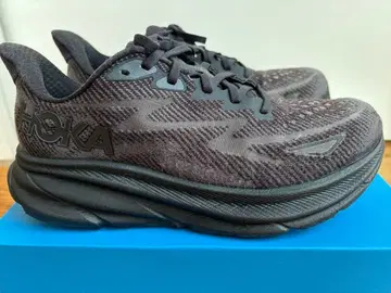 새상품급 호카 클리프톤 9 와이드 블랙