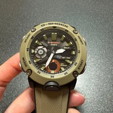 G-SHOCK 카키 손목시계 GA-2000