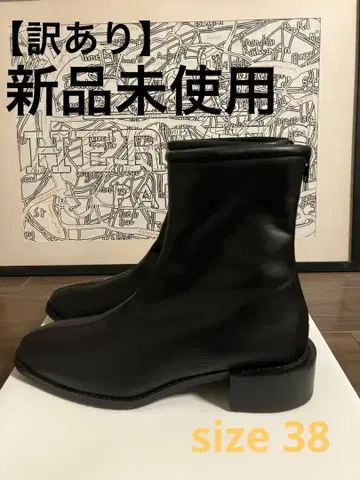 [ 하자품 미사용 새상품 ] nouer 숏부츠 사이즈 38