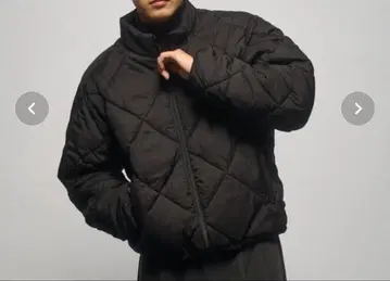 블랙 다운 자켓 L 사이즈