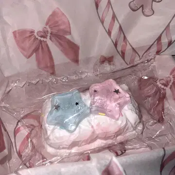 종매품 별 모양 마쉬멜로우 케이크