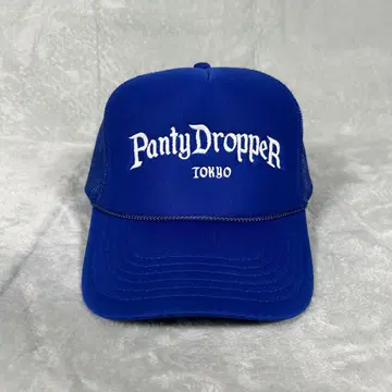 PANTYDROPPER 팬티드롭퍼 축광 자수 로고 캡 블루