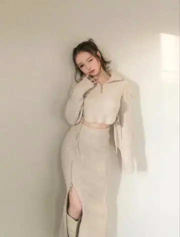 andmary 미시 니트탑&스커트