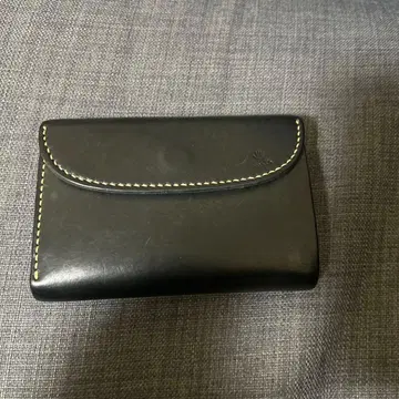 MOTO/모토 수제 염색 미들 월렛 3단 접이식 지갑