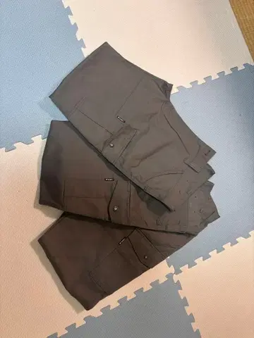 BURTLE 워크 팬츠 7052 3L 그레이 허리 90 3장 세트!