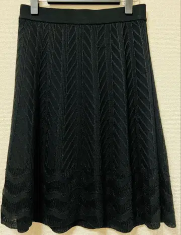 엠 미쏘니 니트 무릎 기장 스커트 42