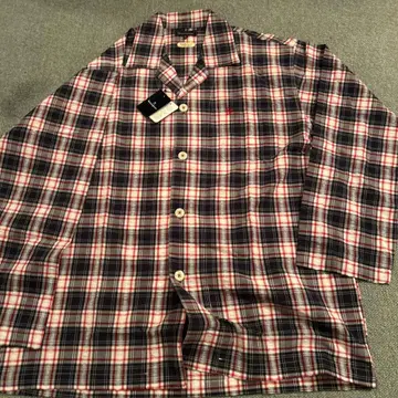 마운틴 파카 체크 무늬 파자마