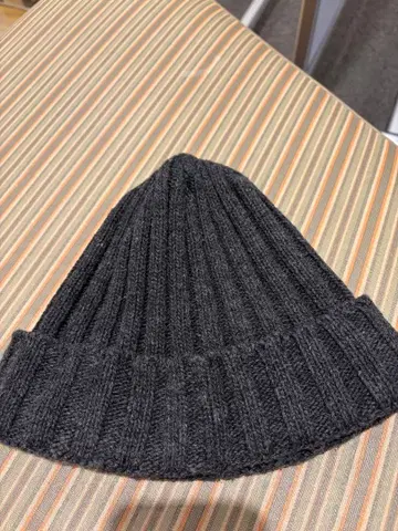 Rothman 니트 모자 비니 차콜