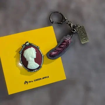 미세스 오오모리 모토키 바벨탑 가챠 카메오 핀즈B&키링C 세트