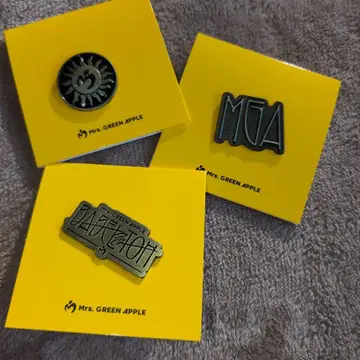 Mrs. GREEN APPLE 바벨탑 핀즈 3개 미세스 MGA