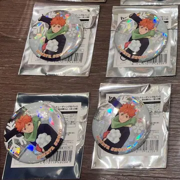 히나타 쇼요 하이큐 홀로그램 트레이딩 캔뱃지 눈싸움 ver.