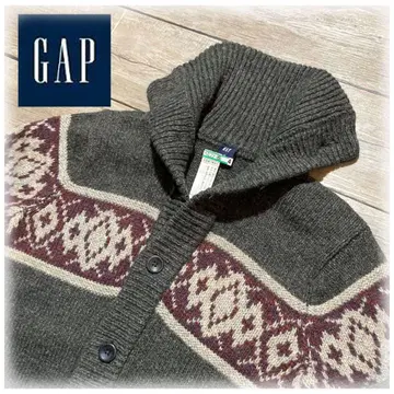 GAP 노르딕 무늬 가디건 S
