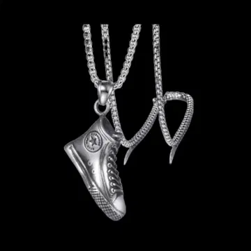 [ AR001 ] 남성용 실버 목걸이 액세서리 여성용 신발