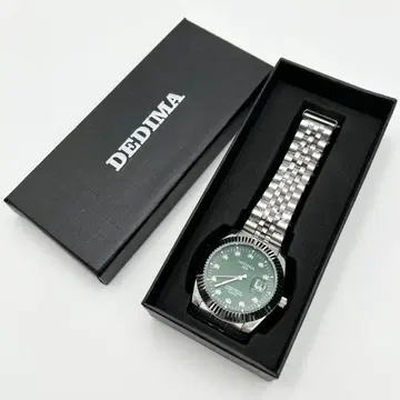 DEDIMA 1853 쿼츠 손목시계 남성용 크로노미터 박스 포함 미사용