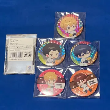 망각 배터리 트레이딩 캔뱃지 5종 세트 SD 캐릭터 홀로그램 포함