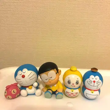 도라에몽 마스코트와 오키아가리 마스코트 5종 세트