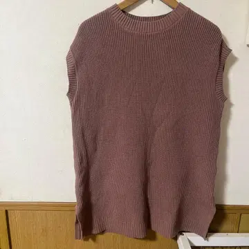 Heart market 리브 편직 튜닉 베스트