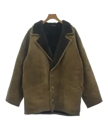 기타 무스탕 코트 남성용