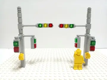 재고 라스트 레고 신호기 2개 세트 시티