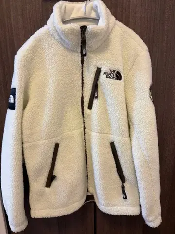 THE NORTH FACE 플리스 자켓 XS 화이트