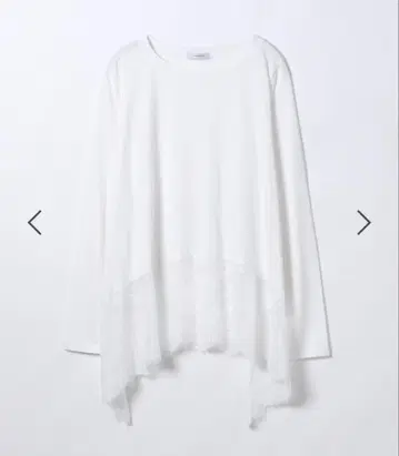 지나시스 레이스 도킹 롱 TEE