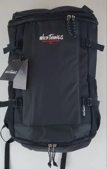 [ 미사용 새상품 ] WILD THINGS 블랙 백팩