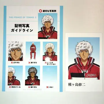 신 테니스의 왕자님 JF 점페스 선수 명감 특전 폴라샷 타네가시마
