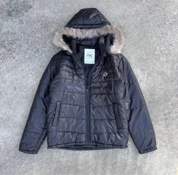 00's 퍼 다운 자켓 RUSS K 시크 스타일 XL