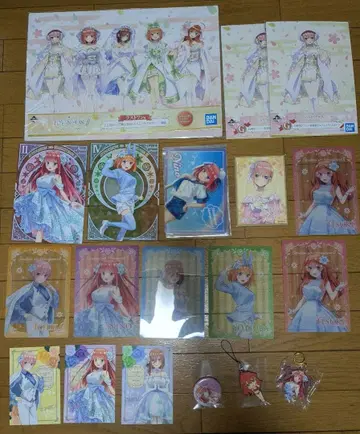 5등분의 신부 캐릭터 굿즈 세트