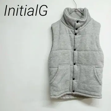 InitialG 그레이 베스트 M 사이즈 포켓 캐주얼 레이어드 부드러움