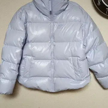 adidas 퍼플 다운 자켓 S 사이즈