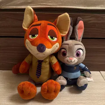 닉 와일드와 주디 홉스 봉제 인형 세트