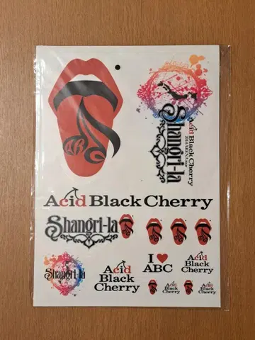 Acid Black Cherry 스티커 시트 미개봉