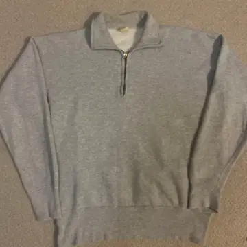 60s 하프 지퍼 맨투맨 빈티지 맨투맨 Big size!!!